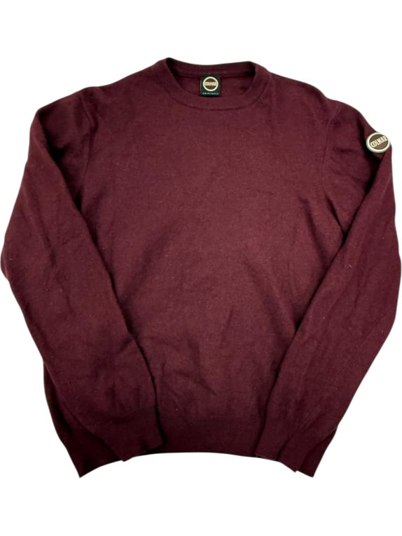 COLMAR Originals Πουλόβερ L | Crew Neck | Λογότυπο Μανικιού | Μπορντό